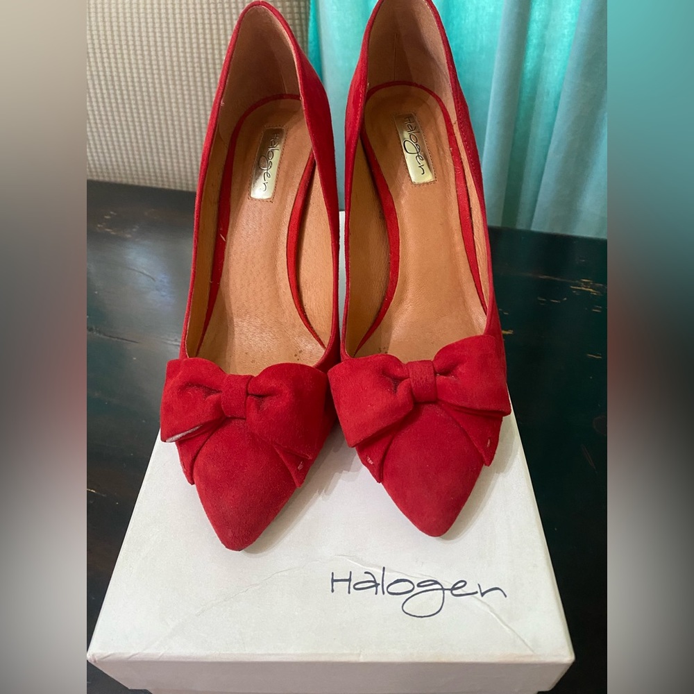 Beautiful red suede hills